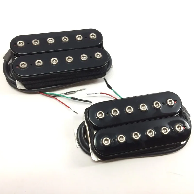 Bare Knuckle Juggernaut 6-String Calibrated Open Humbucker Set, 53mm, Black Coils Time-Limited