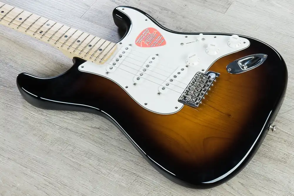 Free Returns Fender American Special Stratocaster Electric Guitar, Maple Fingerboard - 2-Color Sunburst