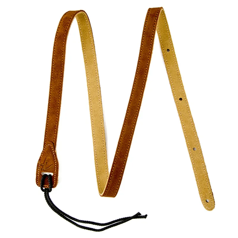 Fender Leather Mandolin Strap - Tobacco Sunburst Modern