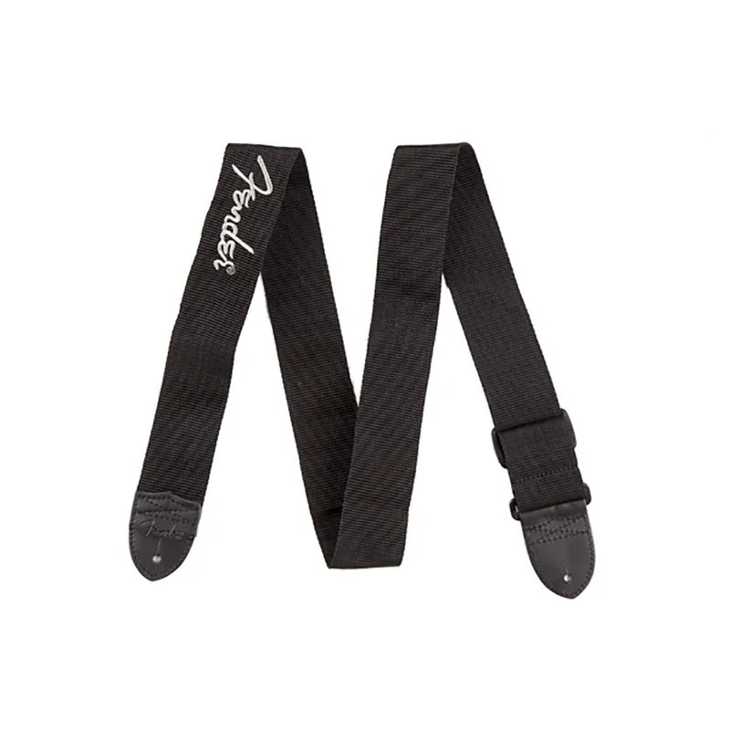 Instant Buy Fender 2Poly Guitar Strap, Black/Grey