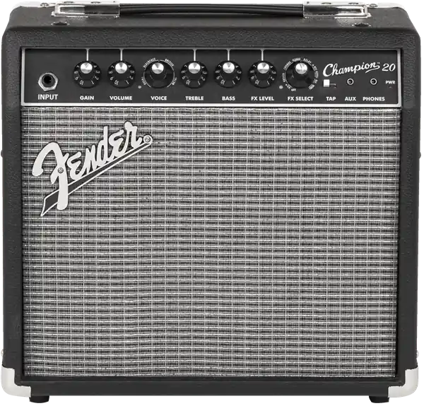 Latest Fender Champion 20 20-Watt 1x8Guitar Combo Amp with Amp Modeling & Effects