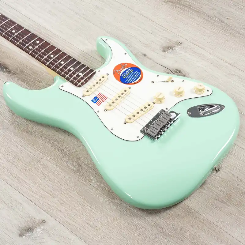 Fender Jeff Beck Signature Stratocaster Guitar, Rosewood Fretboard, Surf Green Special Offer