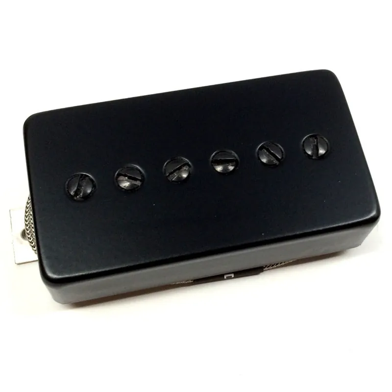 Money Back Guarantee Bare Knuckle Stockholm HSP90 6-String Humbucker, Bridge Position, RW/RP, Long Leg, Black Covers