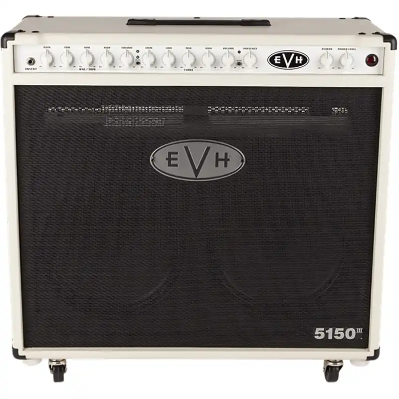 Popular EVH Eddie Van Halen 5150 III 50-Watt 2x12All-Tube Guitar Combo Amp, 120V - Ivory