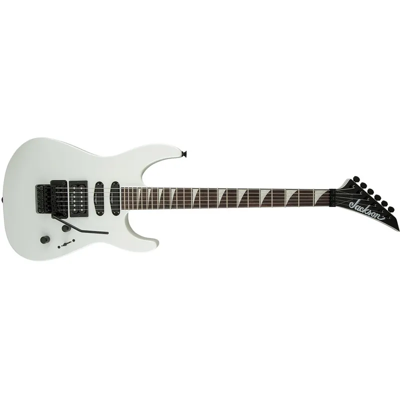 Jackson SL3X Soloist Electric Guitar with Floyd Rose Trem and 3 Humbucking Pickups - Metallic Pearl White Best Seller