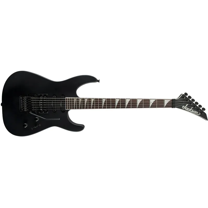 Jackson SL3X Soloist Electric Guitar with Floyd Rose Trem and 3 Humbucking Pickups - Satin Black Affordable