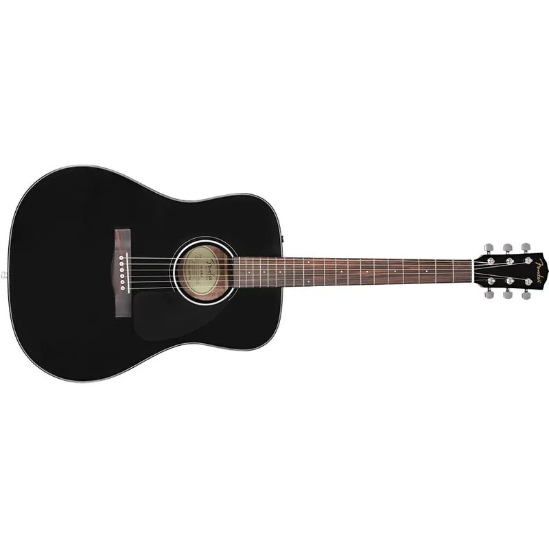 Flash Sale Fender CD-60 Dreadnought Acoustic Guitar with Hard Case - Black