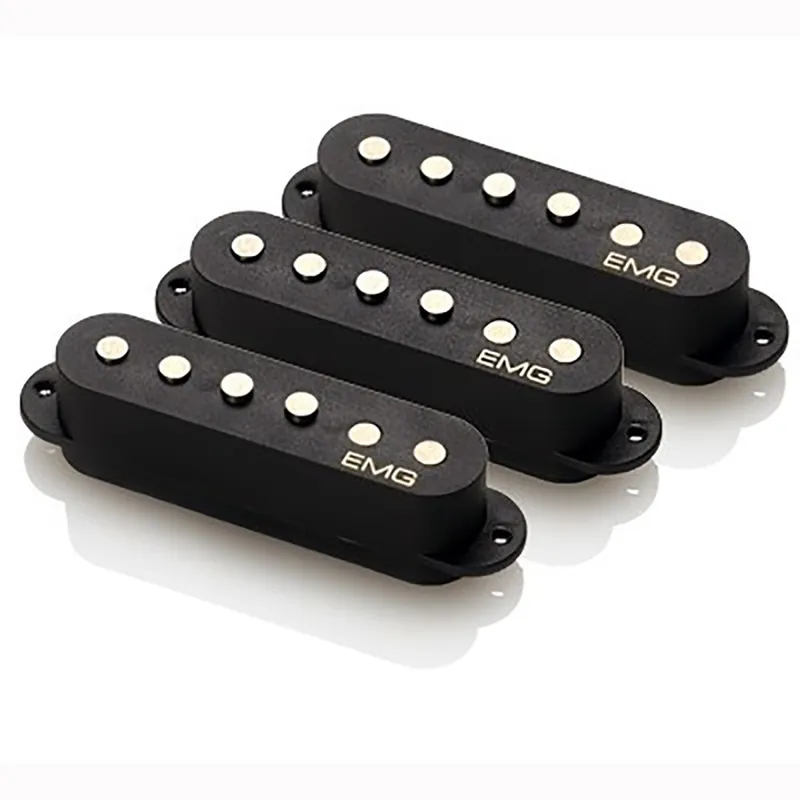 EMG SV Strat Replacement Humbucker Pickup Set - Black Next Day Delivery