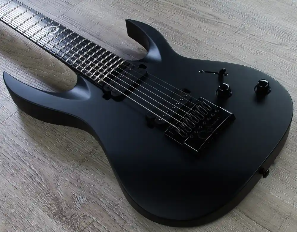 Washburn PX-SOLAR17ETC Parallaxe Series Ola Englund Solar 17ETC Electric Guitar - Carbon Black Super Sale