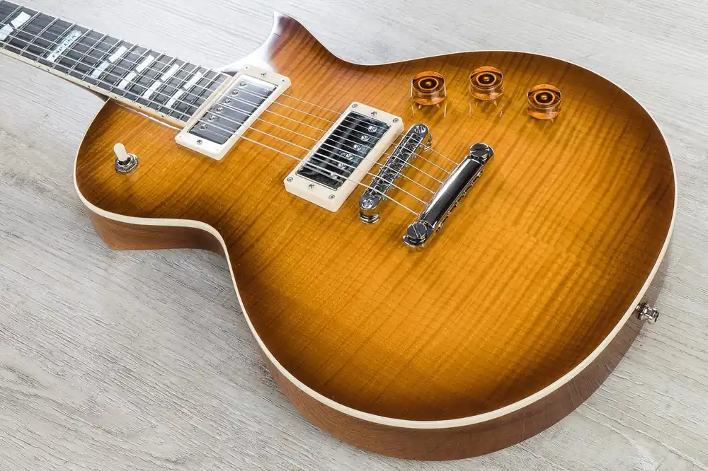 ESP USA Eclipse Chambered Electric Guitar with Hard Case - Tea Sunburst Must Have