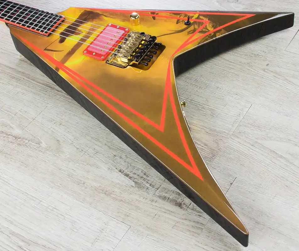 ESP E-II Signature Series Alexi Laiho Wild Scythe 6-String Electric Guitar with Hard Case -I Worship ChaosGraphic Direct From Factory