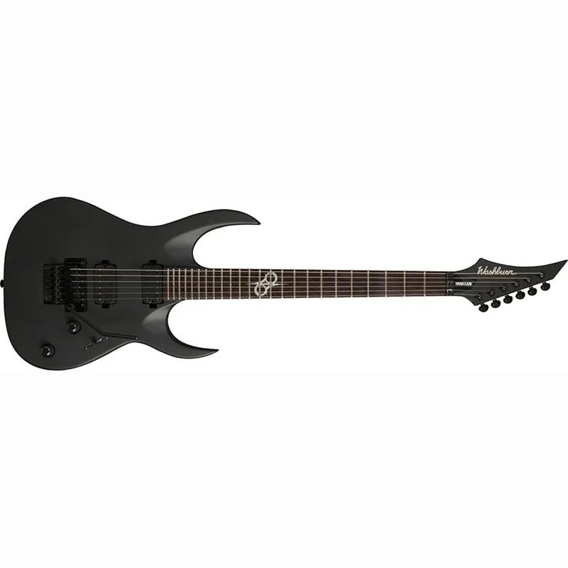 Worldwide Shipping Washburn PX-SOLAR16FRC Parallaxe Series Solar Floyd Rose Electric Guitar - Black Matte