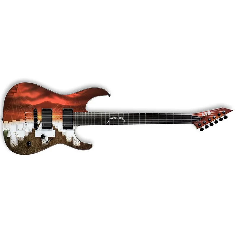 ESP LTD 30th Anniversary Metallica Electric Guitar with Case - Master of Puppets Graphic Shop Now
