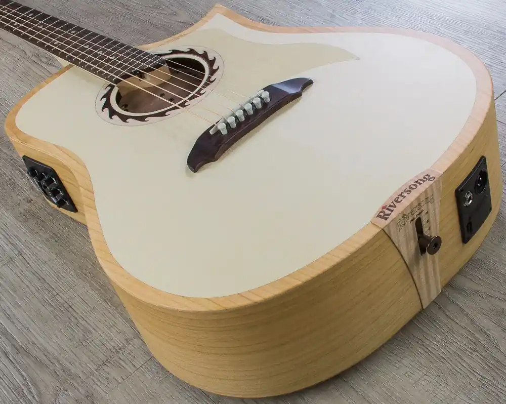 Price Drop Riversong TRAD 1 P N Tradition 1 Performer Acoustic-Electric Guitar with Case