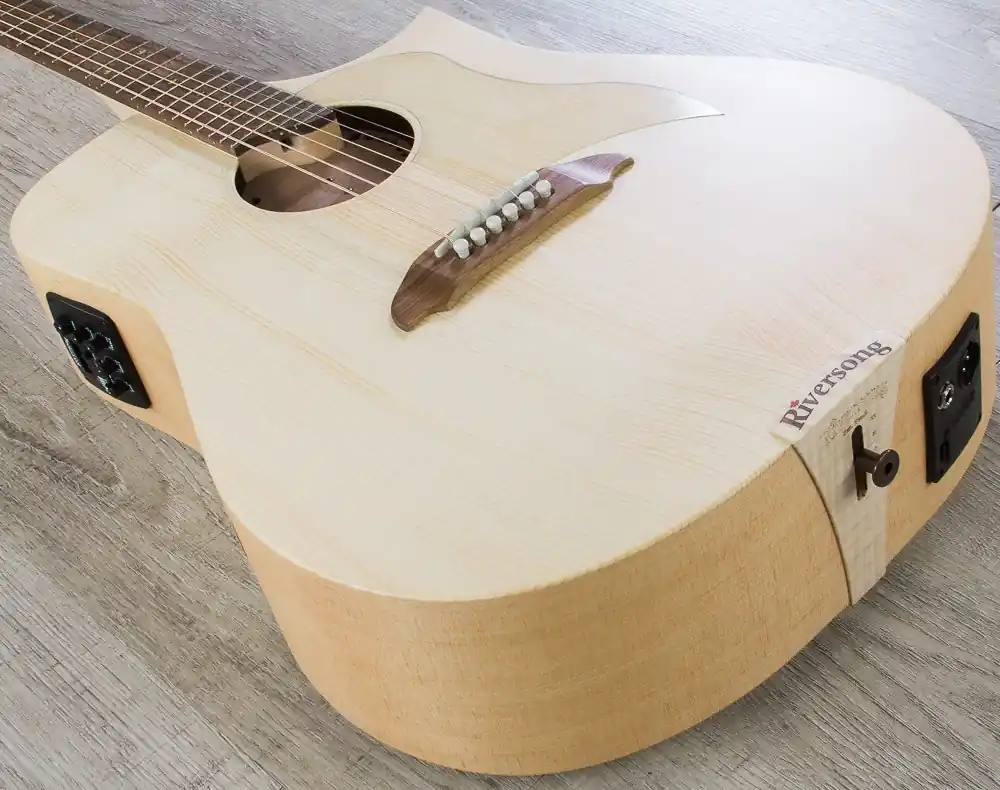Same Day Shipping Riversong TRAD CDN P N Tradition Canadian Performer Acoustic-Electric Guitar with Case