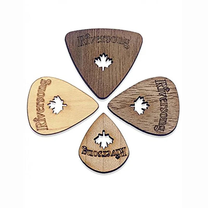 Certified Riversong RS-4PAK COMBO Pack 4 Guitar Picks - Jazz, Power, Triangle, & Original