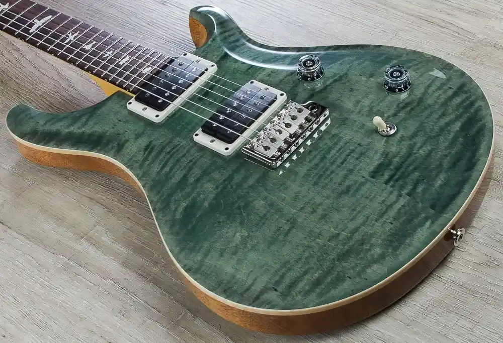 PRS Paul Reed Smith CE24 Electric Guitar, Rosewood Fingerboard, Gig Bag - Trampas Green Money Back Guarantee