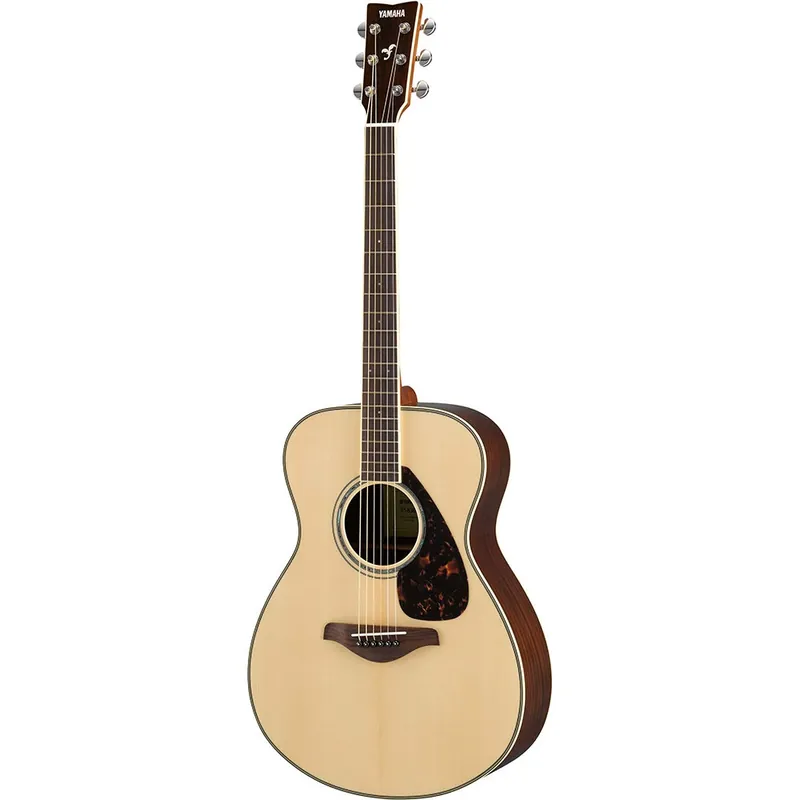 Low Price Yamaha FS830 Small Body Solid Spruce Top Folk Acoustic Guitar - Natural