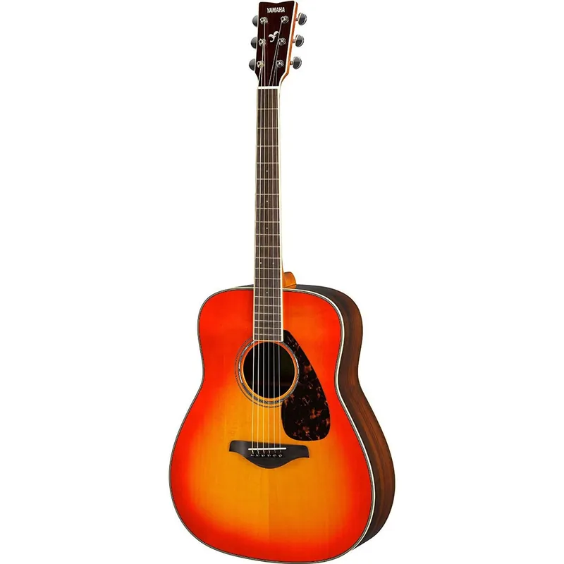 Yamaha FG830 Traditional Western Folk Body Spruce Top Acoustic Guitar - Autumn Burst Trusted Brand