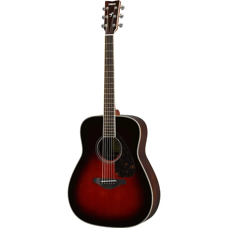 Yamaha FG830 Traditional Western Folk Body Spruce Top Acoustic Guitar - Tobacco Brown Sunburst Wholesale