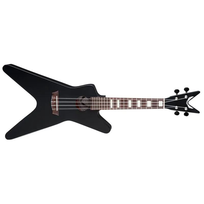 Dean UKE ML BKS ML Concert Ukulele in Satin Black with Gig Bag Exclusive Offer
