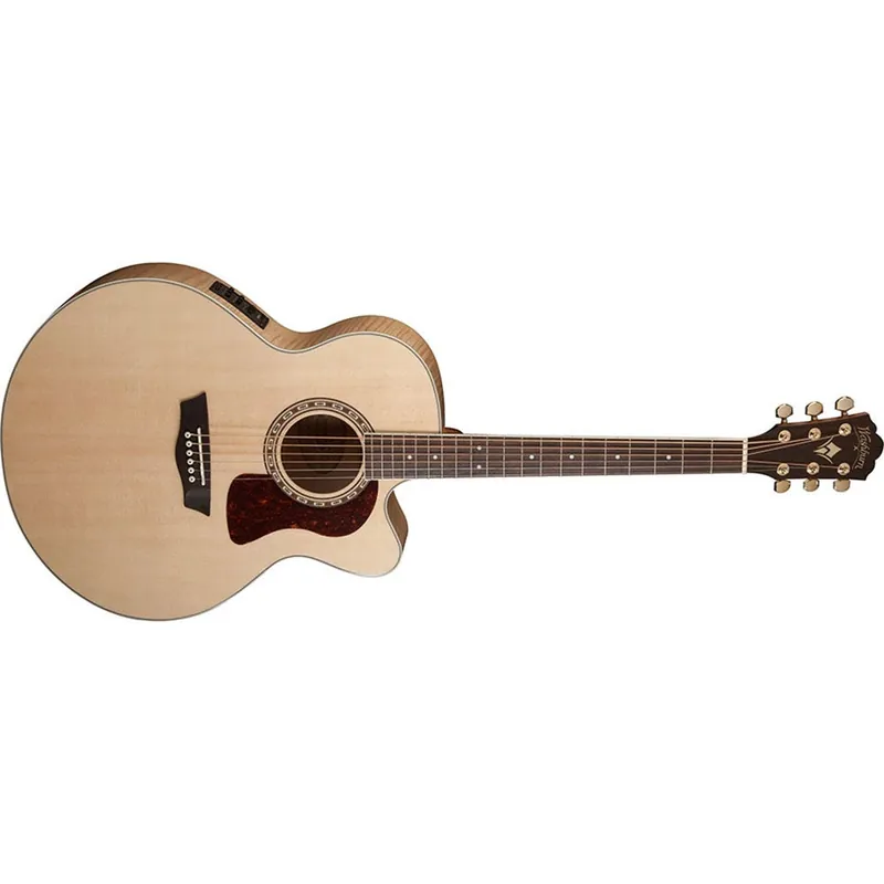 Washburn HJ40SCE Heritage 40 Series Jumbo Acoustic-Electric Guitar Secure Checkout