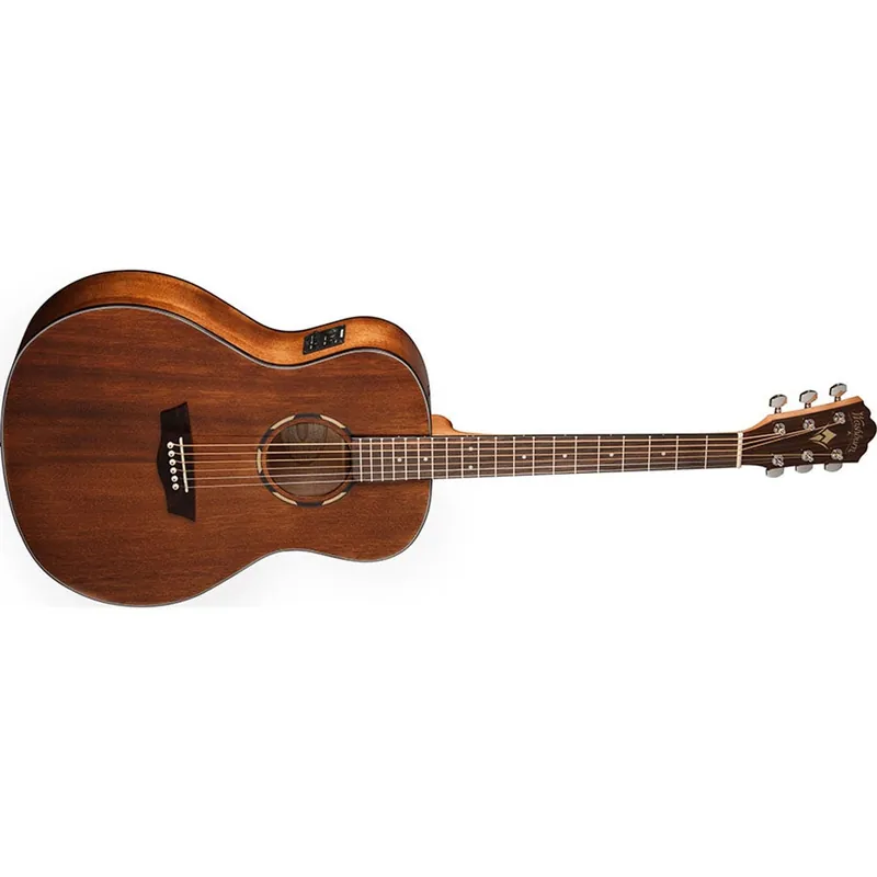 Weekend Sale Washburn WLO12SE Woodline Series Orchestra 6-String Acoustic-Electric Guitar - Natural
