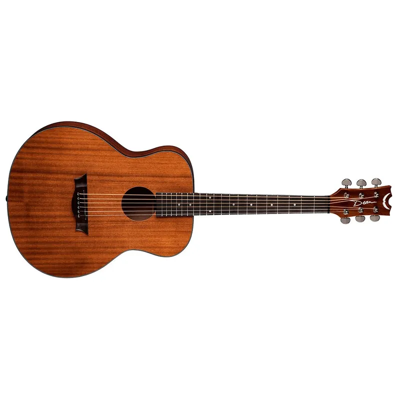 Brand New Dean Guitars AX MINI MAH AXS Mini Mahogany Acoustic Guitar - Satin Natural