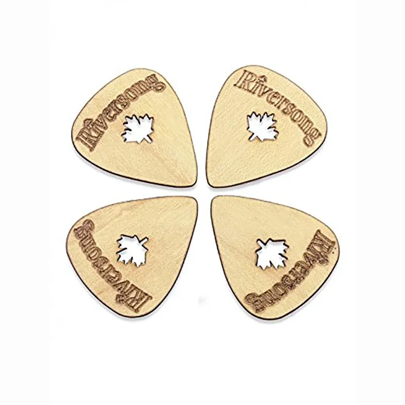 Riversong RS-4PAK ORG 08 4 Guitar Picks Original 5 Ply Maple 0.8mm Low Price