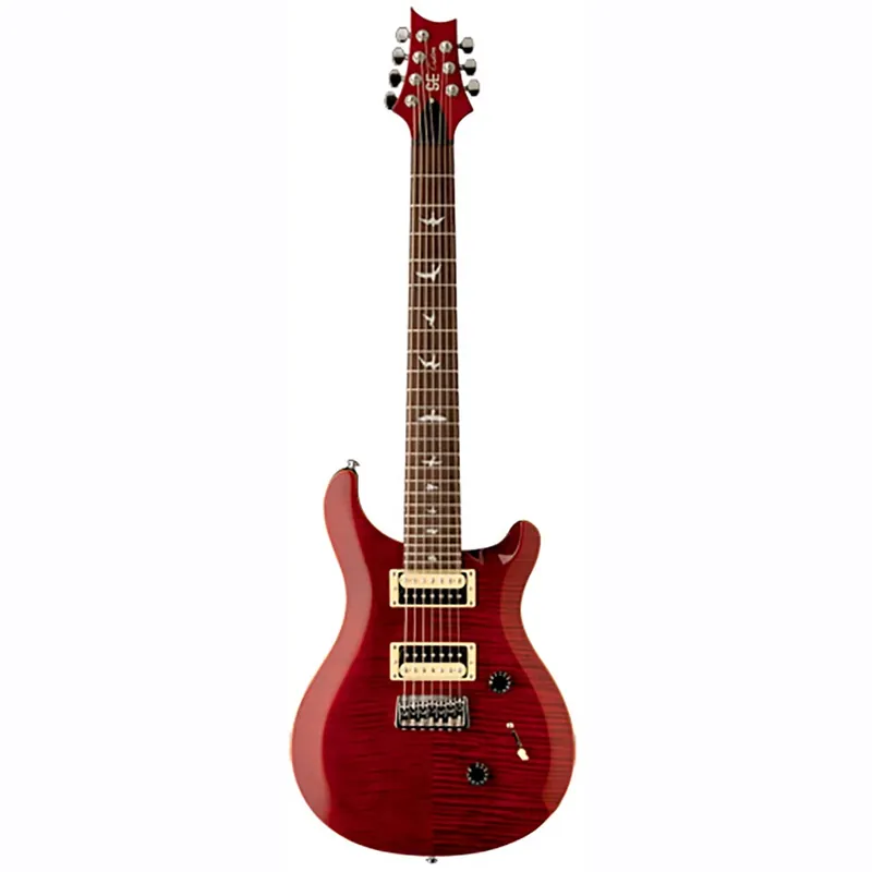 PRS Paul Reed Smith CM7BC SE Custom 24 7-String Electric Guitar with Bag - Black Cherry Express Delivery
