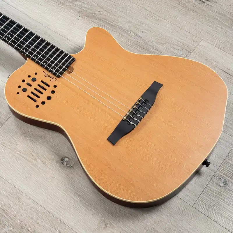 Godin 032150 ACS Nylon Natural SG Classical Acoustic-Electric Guitar, Solid Cedar Flash Sale