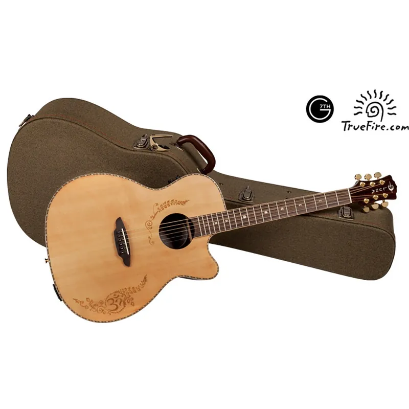 Luna VG LTD Vicki Genfan Limited Edition Acoustic Guitar Package with Case, Capo, and Instructional Downloads Trending