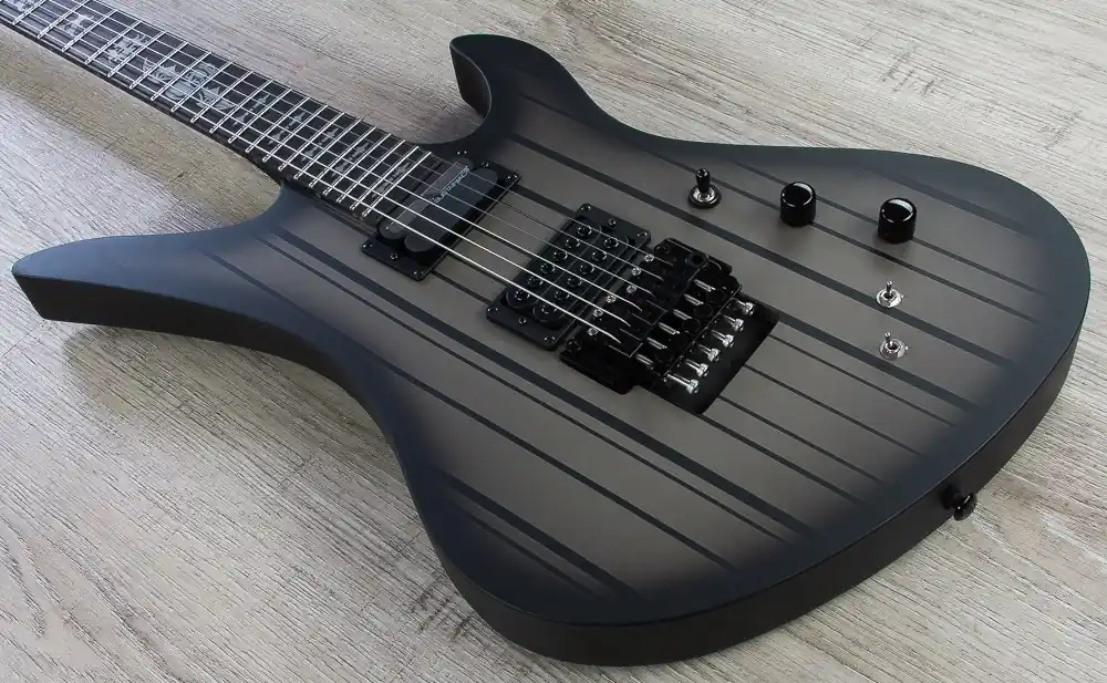 Affordable Schecter Synyster Custom-S Electric Guitar with Seymour Duncan Bridge Pickup in Satin Dark Earth Burst