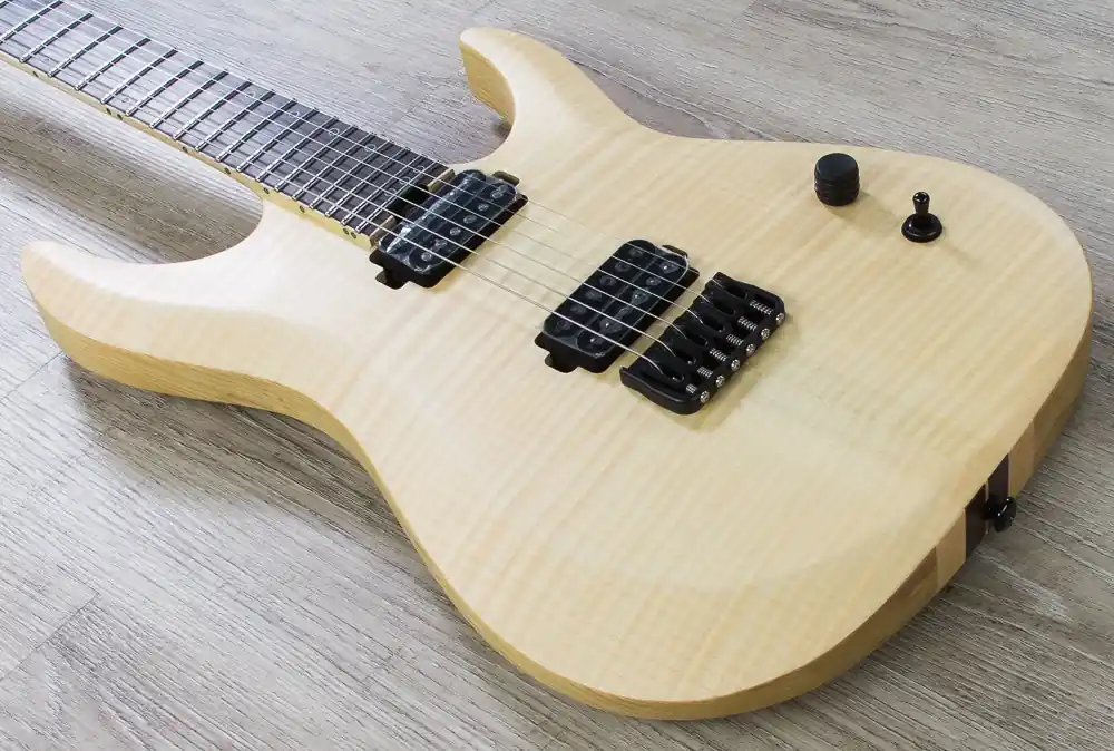 Schecter KM-6 MKII Keith Merrow Signature Electric Guitar with Seymour Duncan Pickups in Natural Pearl Handmade