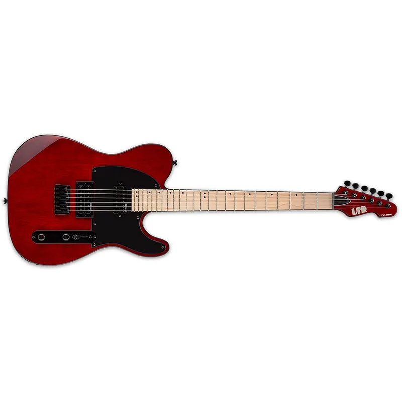 Handmade ESP LTD TE-200 Electric Guitar - See Thru Black Cherry