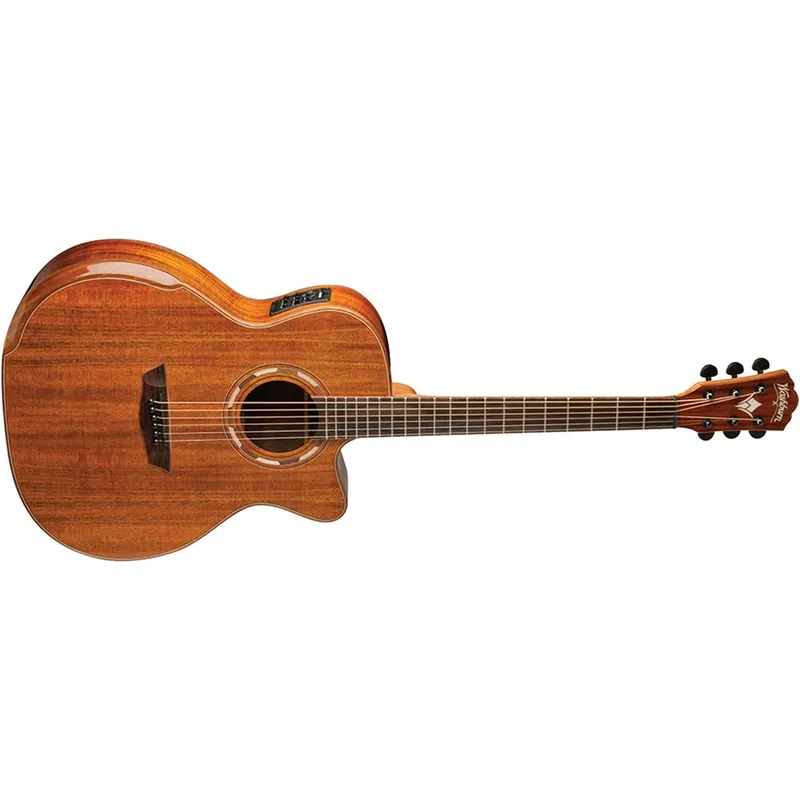 Express Delivery Washburn Comfort Series WCG55CE Grand Auditorium Acoustic-Electric Guitar