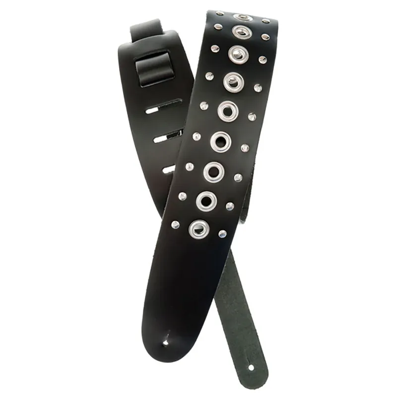 D'Addario 25LGS02 2.5 inch Leather Grommet Guitar Strap Instant Buy