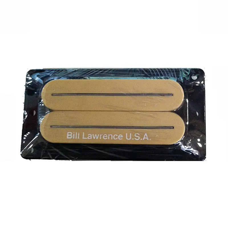 Bill Lawrence 500XL Hybrid Black Mounting and Cream Bobbins Bridge Position Guitar Pickup Express Delivery