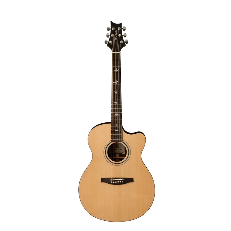 Top Rated PRS Paul Reed Smith SE A30E Angelus Cutaway Acoustic/Electric Guitar with Hard Case - Natural