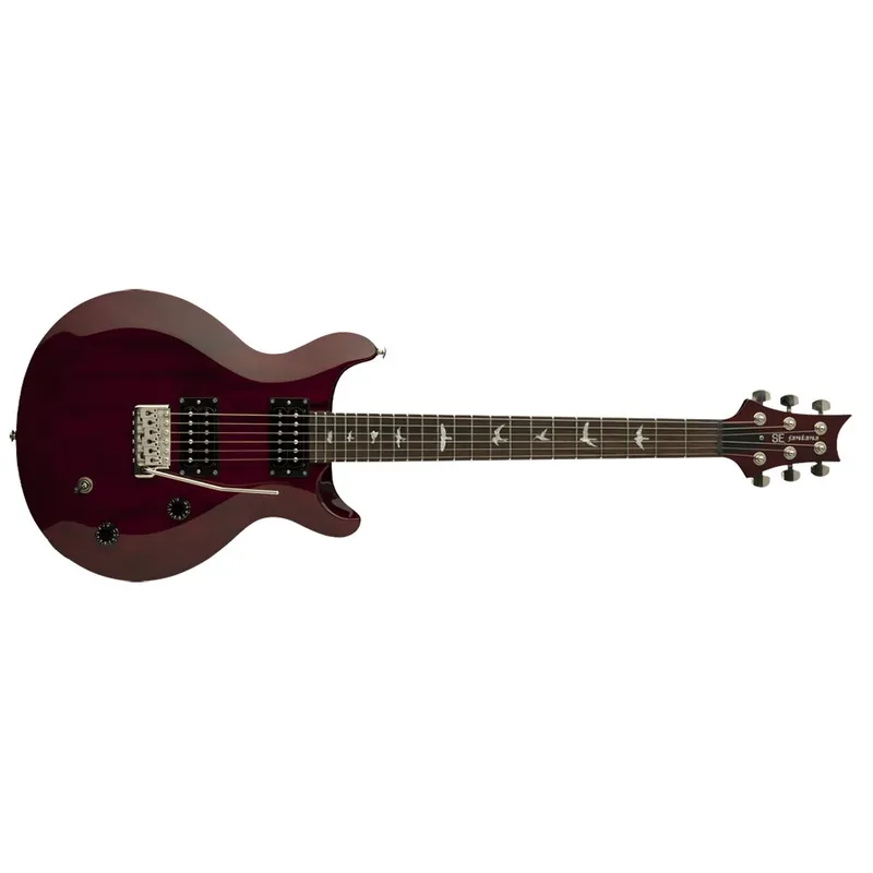 Affordable PRS Paul Reed Smith SE Santana Standard Electric Guitar with Gig Bag - Vintage Cherry