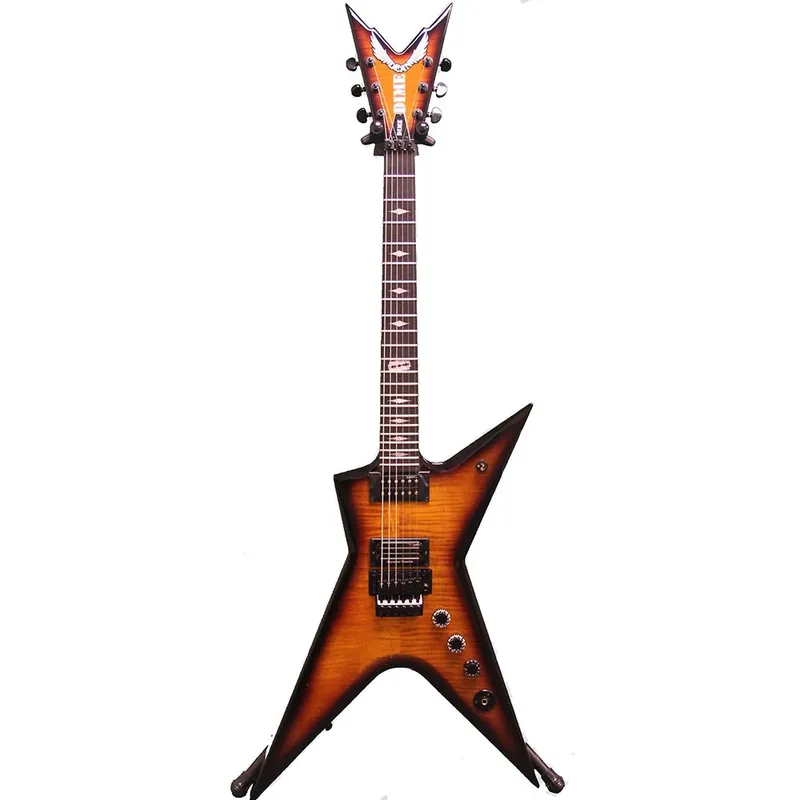 One Day Deal Dean Stealth Floyd FM Electric Guitar in Transparent Brazilia with Case