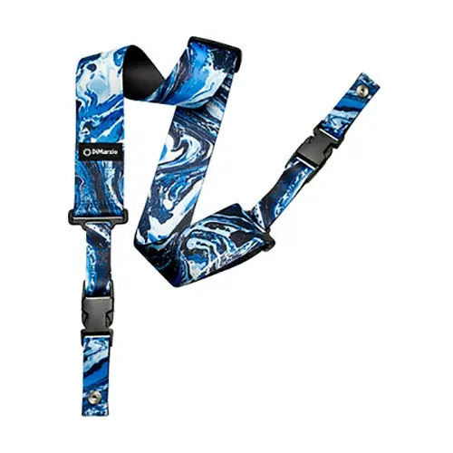 DiMarzio DD2240 Steve Vai ClipLock Quick Release Guitar Strap (Blue Universe) New Arrival