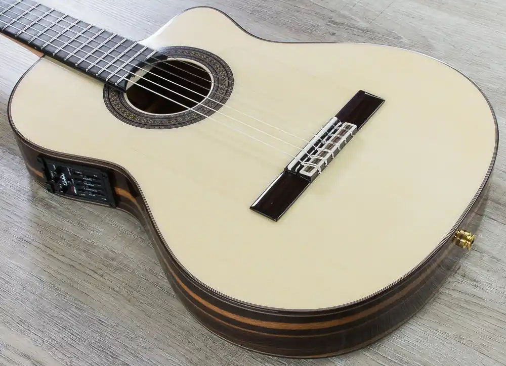 Cordoba 55FCE Negra Limited Flamenco Acoustic-Electric Guitar, Macassar Ebony Back and Sides, Hard Case Don’t Miss Out