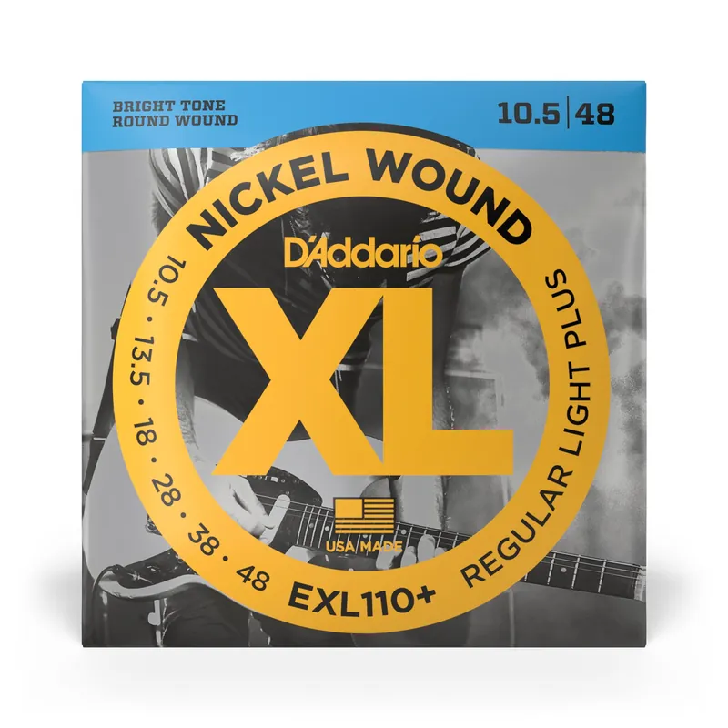 D'Addario EXL110+ Nickel Wound Regular Light Plus Electric Guitar Strings (10.5-48) Flash Sale