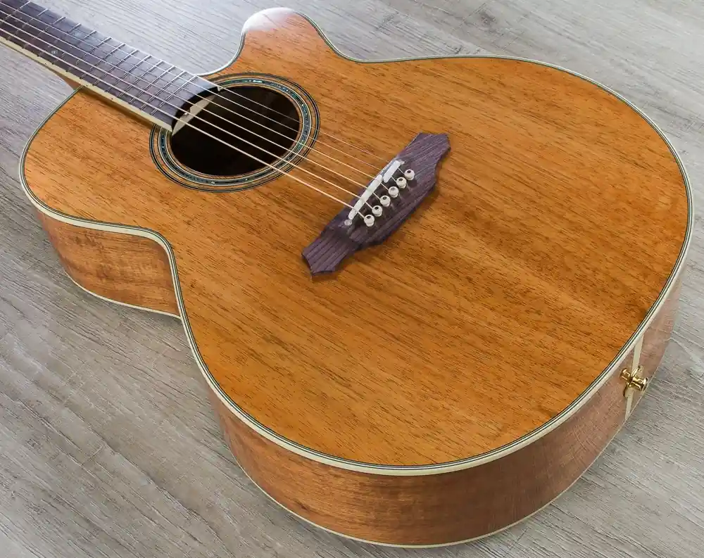 Takamine EF508KC NEX Legacy Series Figured Koa 6-String Acoustic-Electric Guitar with Hard Case Free Shipping