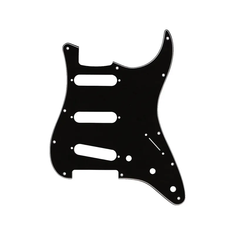 Fender Accessories Standard Stratocaster SSS/11-Hole Pickguard - Black Secure Checkout