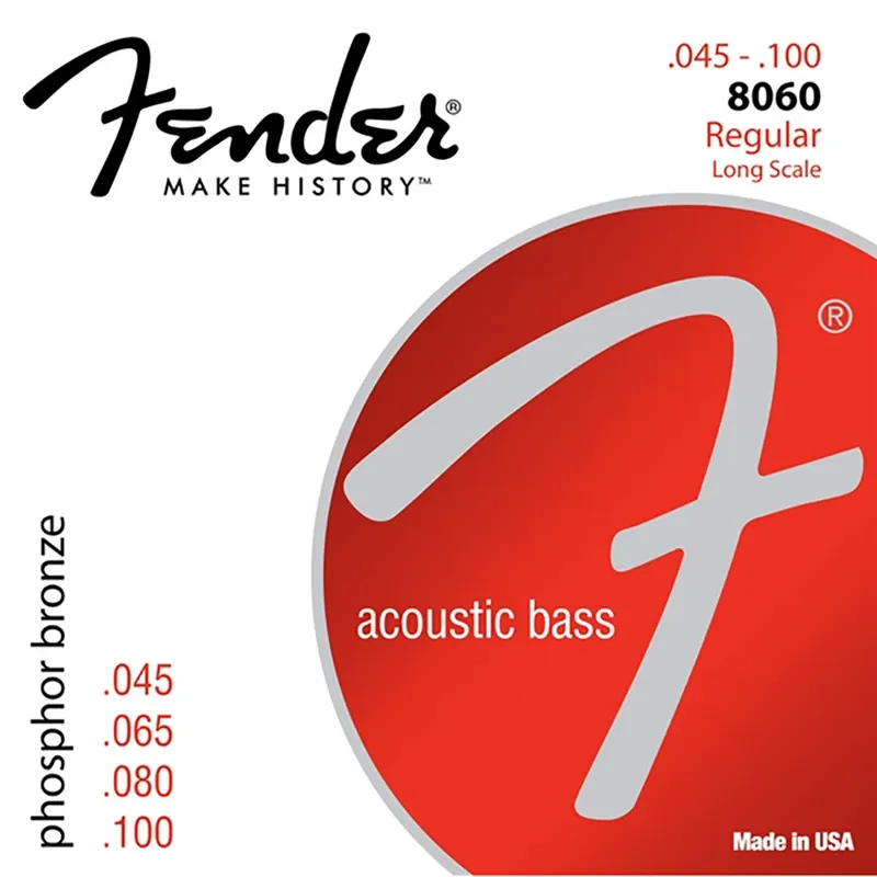 Fender 8060 Phosphor Bronze Acoustic Bass Guitar Strings (45-100) Holiday Sale
