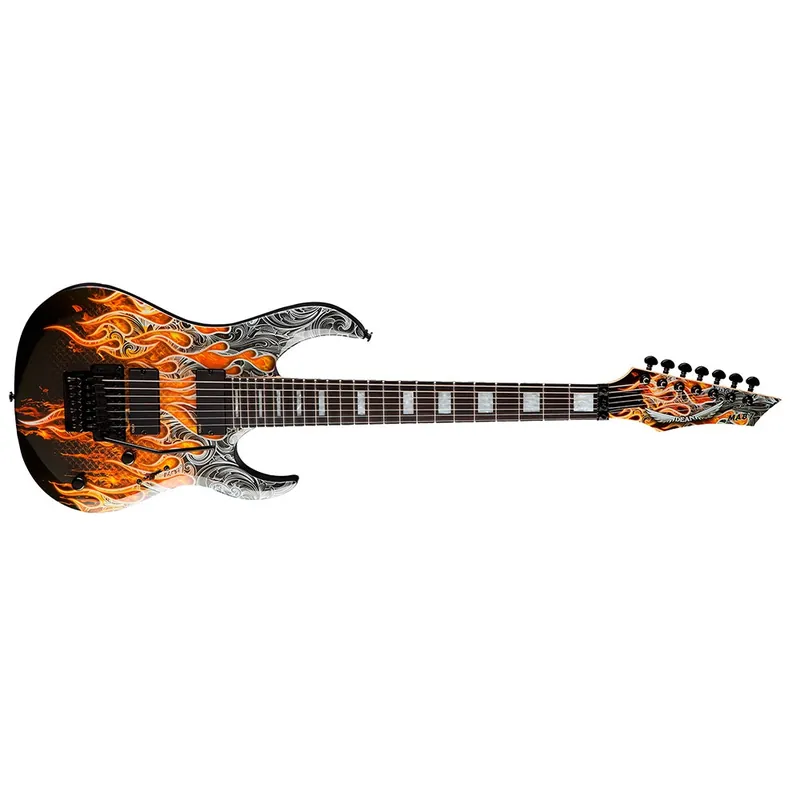 Dean Guitars Michael Angelo Batio Signature Series MAB7 7-String Electric Guitar (Warrior Custom Graphic) Popular
