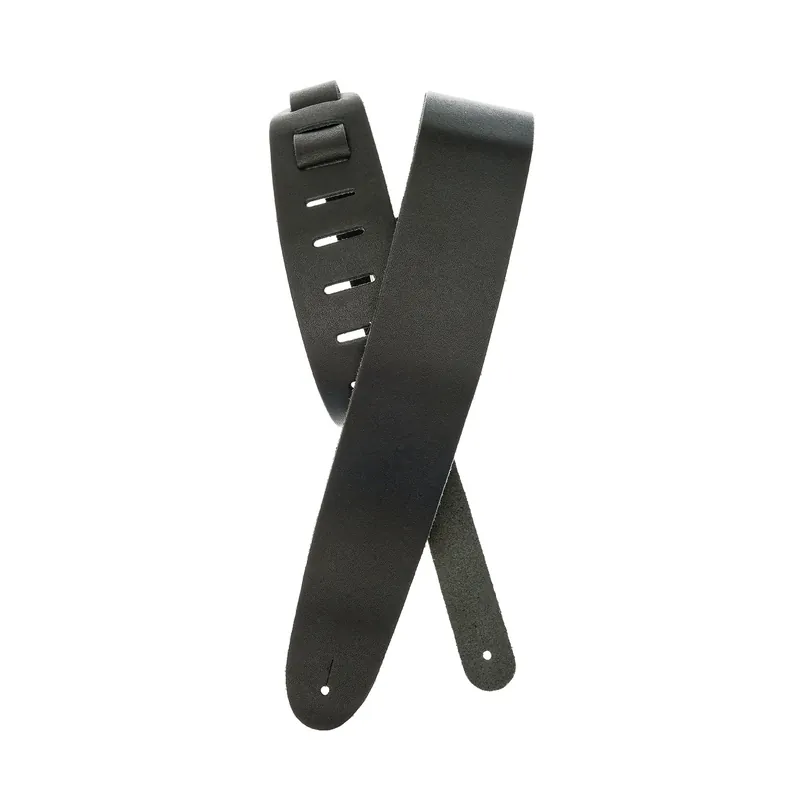 Limited Edition Planet Waves PLW-25BL00 2.5Basic Leather Guitar Strap - Black
