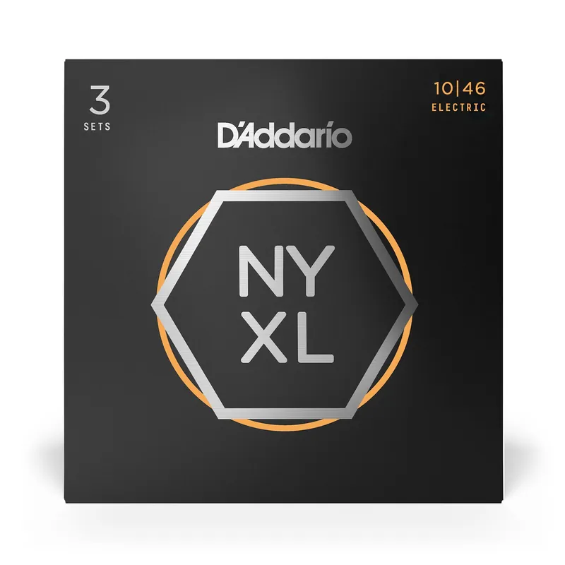 Factory Price 3 Sets of D'Addario NYXL 1046 Nickel Wound Regular Light Electric Guitar Strings (10-46)